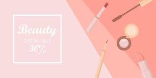 cosmetics banner vector art icons and