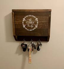 Wooden Concealment Box And Keychain