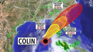 Florida braces for Tropical Storm Colin ...