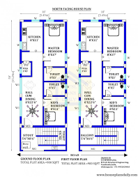 18x50 North House Vastu Plan House