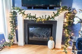 Garland For The Fireplace Mantel