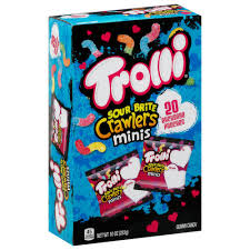 trolli gummi candy sour brite crawlers