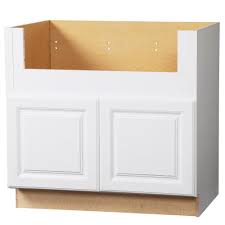 36.44 h x 35.13 w x 25.44 d. Hampton Bay Hampton Satin White Raised Panel Assembled Farmhouse Apron Front Sink Base Kitchen Cabinet 36 In X 34 5 In X 24 In Ksbd36 Sw The Home Depot