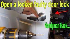 locked door fix faulty stuck lock