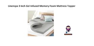 gel infused memory foam mattress topper