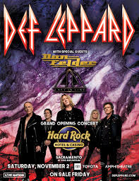 Concert Announced Def Leppard Rock Grand Opening Of Hard