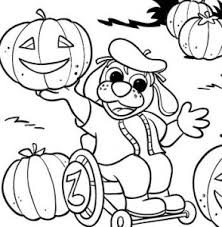 Color something creepy this halloween with free coloring pages for kids and adults! Halloween Coloring Pages Pumpkins Orange Dogs Pido Raggs