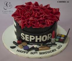 sephora themed cake caramel sweet arts