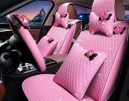 Pink Car Seat Cover Seat Cushion Front