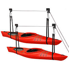 kayak hoist 2 pack canoe kayak storage
