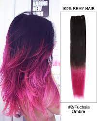 Shake n go italian permanent wave 8 100% human weaving hair. 16 2 Fuchsia Ombre Straight Weave 100 Remy Hair Weft Hair Extensions