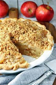 apple crumble pie let s dish recipes