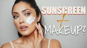 reapply sunscreen with makeup