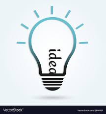Light Bulb Idea Concept Template Royalty Free Vector Image