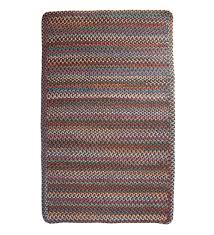 blue ridge rectangle wool braided rug