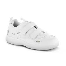 Mens Double Strap Active Walkers White Shop Apex Shoes