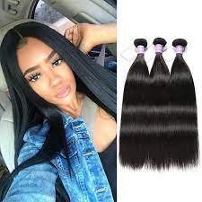 Brazilian hair is the most wanted hair extensions in the current market for anyone who is looking for a trendy replacement. Brazilian Virgin Straight Hair 3 Bundles 100 Human Hair Weaves Dsoar Hair