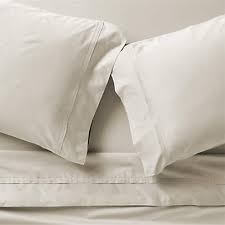 Sateen Ivory Pillow Sheet Sets