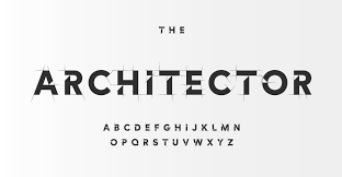 architectural project font technical