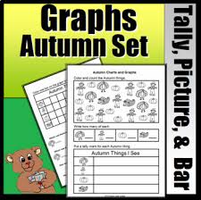 Autumn Set Graph Lesson Plan Counting Tally Chart Bar Graph Analyzing
