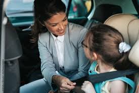 Safety Child Car Seat Stock Photo