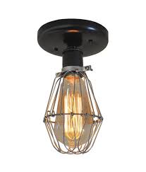 industrial ceiling light sconce