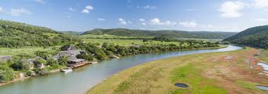 A river is a natural flowing watercourse, usually freshwater, flowing towards an ocean, sea, lake or another river. River Safari Lodge Accommodation Kariega Private Game Reserve