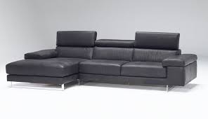 milano leather chaise sofa with chaise