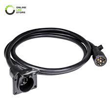 135 results for 7 way trailer plug wiring. 7 Way Trailer Plug Socket Extension Cable Double Prong 10 14 Awg Copper Terminals Wires 7 Blade Trailer Wiring Connector Cord For Gooseneck 5th Wheel 8ft Walmart Com Walmart Com