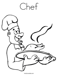 We love chefs coloring pages and we know your kids will too. Chef Coloring Page Twisty Noodle