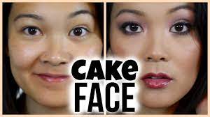cake face makeup tutorial you