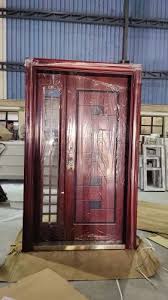 Steel Door With Glass 4ft