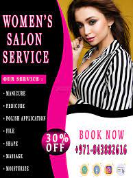 women beauty salon service at home