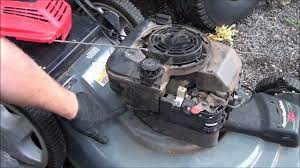 EASY! HOW TO FIX a Briggs and Stratton lawnmower STARTER PULL ROPE - YouTube