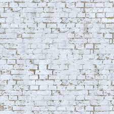 Old White Brick Wall Mural Brick Wall