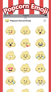The image of a full popcorn bag is the emoji symbol that stands for either movies or the snack itself. Popcorn Emoji App For Iphone Free Download Popcorn Emoji For Ipad Iphone At Apppure