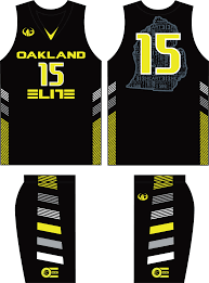 Oakland Elite Black Game Uniforms