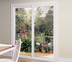 White Vinyl 2 Lite Sliding Patio Doors