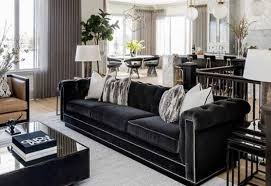 a black living room some inspirations