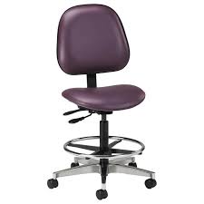 Clinton Lab Stool With Contour Seat And Backrest