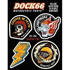 sticker set dock66 motorcycle parts für