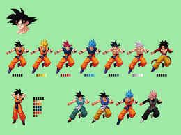 Extreme butoden is getting a new nintendo 3ds bundle in europe. Goku Dragon Ball Z Extreme Butoden Sprites By Mpadillathespriter On Deviantart