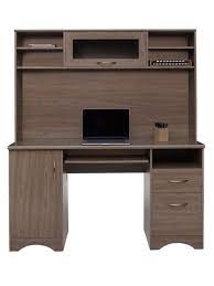 Build your own desk hutch. Realspace Pelingo 56 W Desk With Hutch 64 H X 55 12 W X 23 D Gray Office Depot