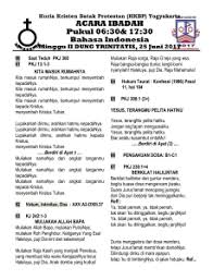 Agenda hkbp bahasa batak dan bahasa indonesia. Tata Ibadah Minggu Septuagesima 24 Januari