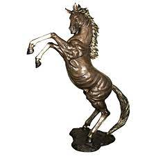 Horse Cast Bronze Garden Statue
