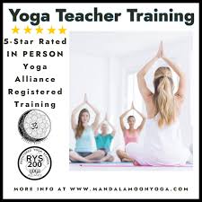 yoga teacher training mandala moon