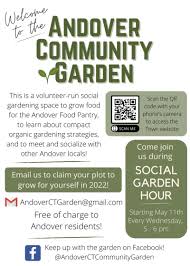 Community Garden Andover Ct