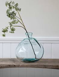 Recycled Glass Wells Bubble Vase Tall