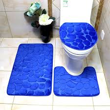 Set Of 3 Bathroom Bath Mat Set