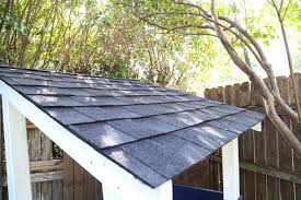 shingle a roof for a backyard playhouse